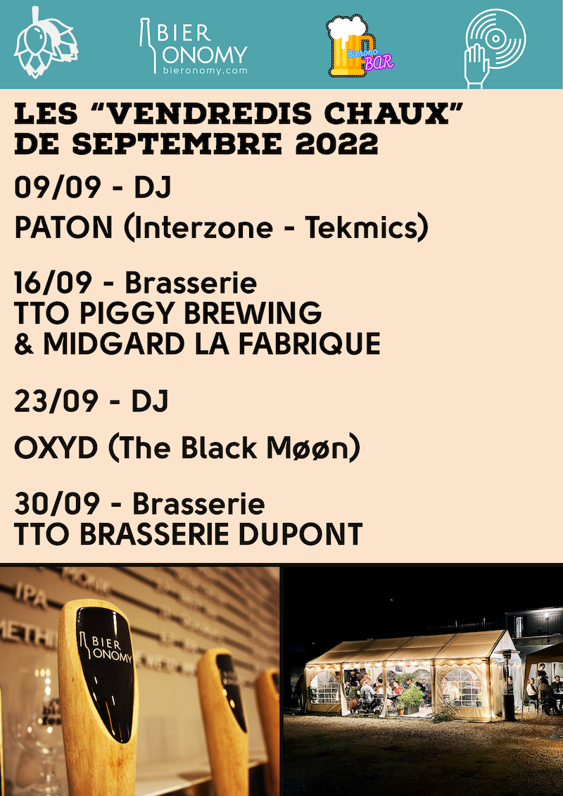 Programme événements Bieronomy Bar Agenda Seynod Annecy Haute-Savoie